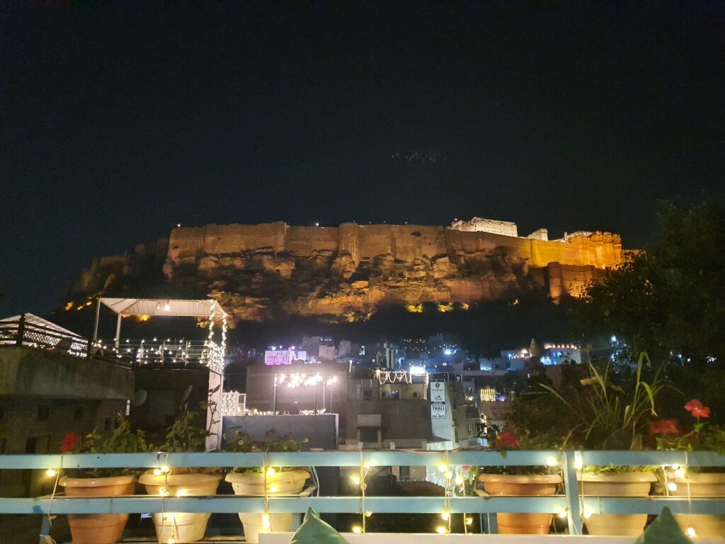 Jodhpur- Night View of Mehrangarh